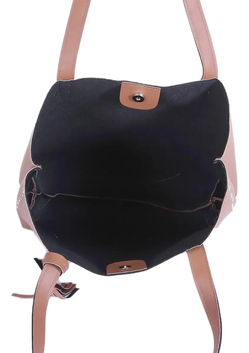 Kit de Bolsas Femininas GetShow com 4 Peças: Sacola, Saquinho, Baladinha e Carteira - imagem 4