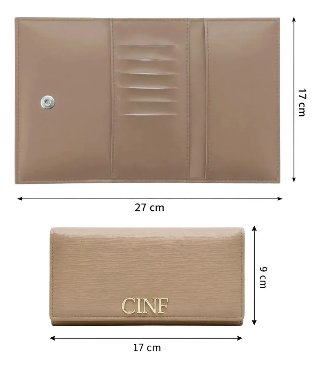 Kit Bolsas Feminina Transversal Média + Tira Colo + Carteira - imagem 8